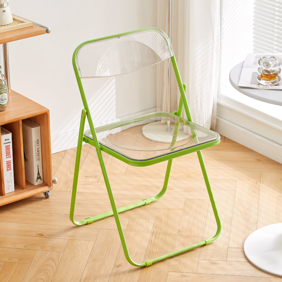 Transparent Folding Chair For Fashion Clothing Stores And Public Areas CZYZ-2010