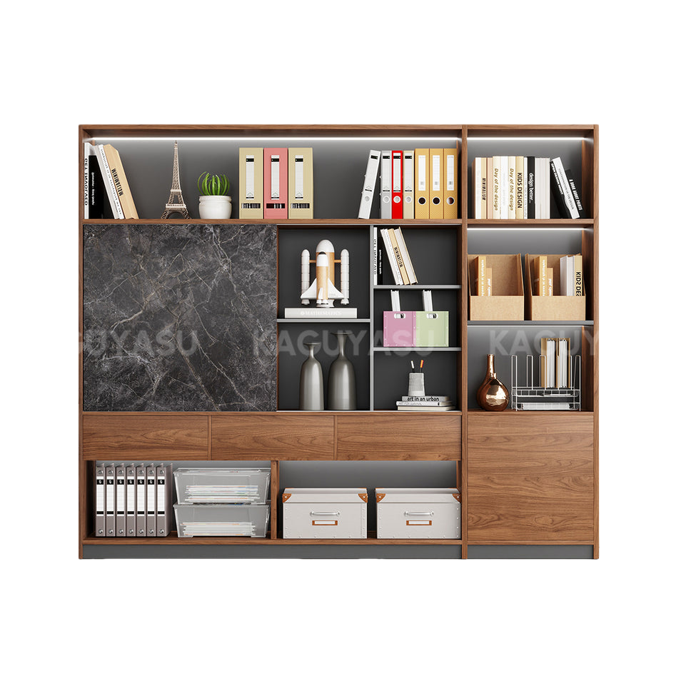 Modern Large-capacity File Cabinet with Sliding Doors for Office SZ-SG-S01