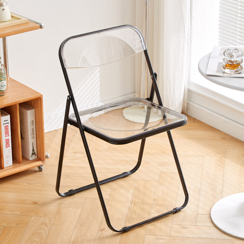 Transparent Folding Chair For Fashion Clothing Stores And Public Areas CZYZ-2010