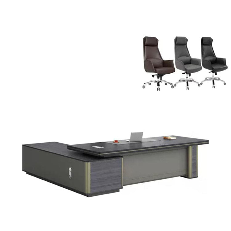 Simple Modern Office Boss Desk And Chair Set LBZ-10107