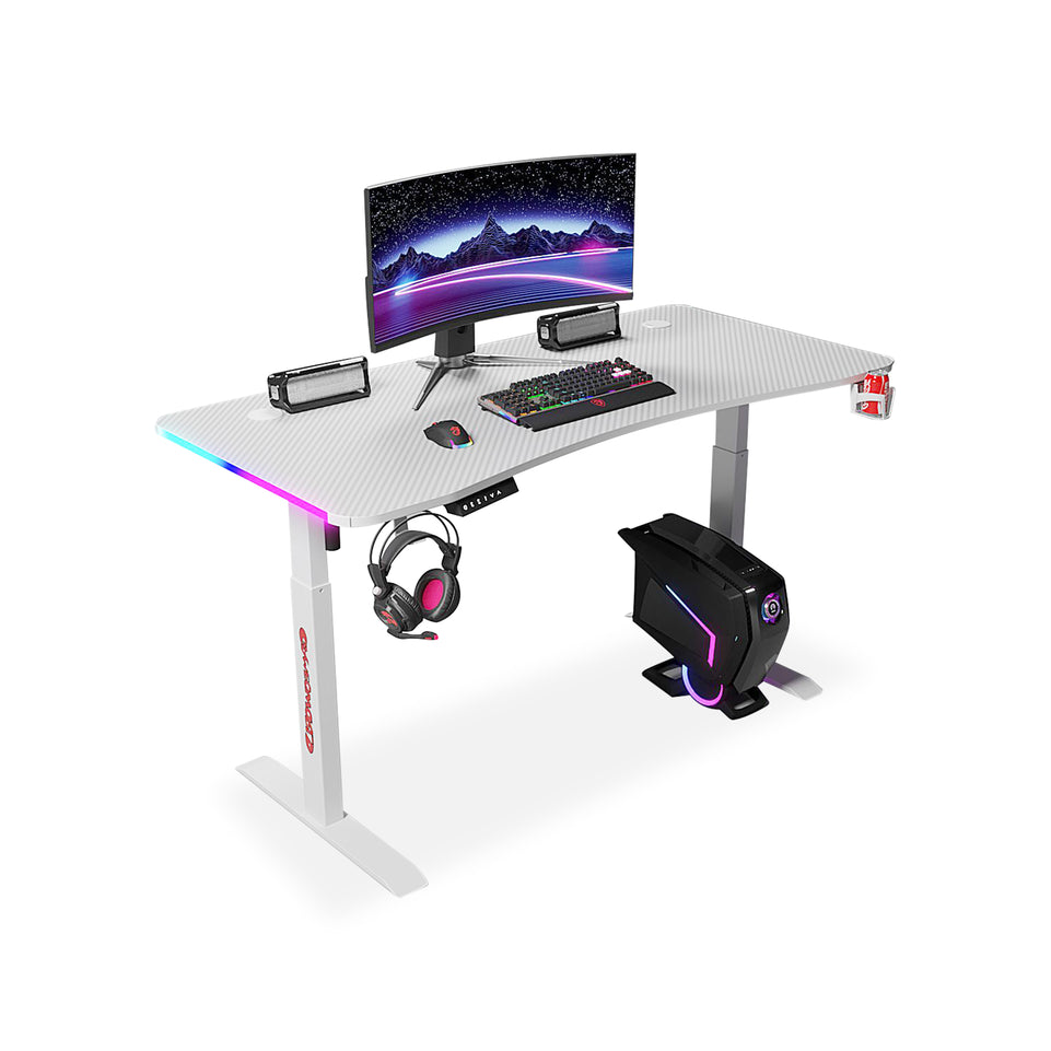 Modern Intelligent RGB Colorful Electric Height Adjustable Table For Office Or Game YGZ-2002