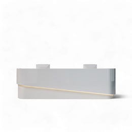 Modern Simple Curved Lacquered Reception Desk JDT-2033