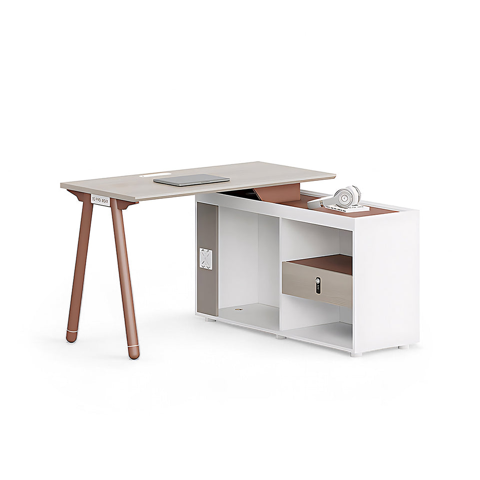 Stylish and Practical Office Staff Desk with Privacy Panel BGZ-204