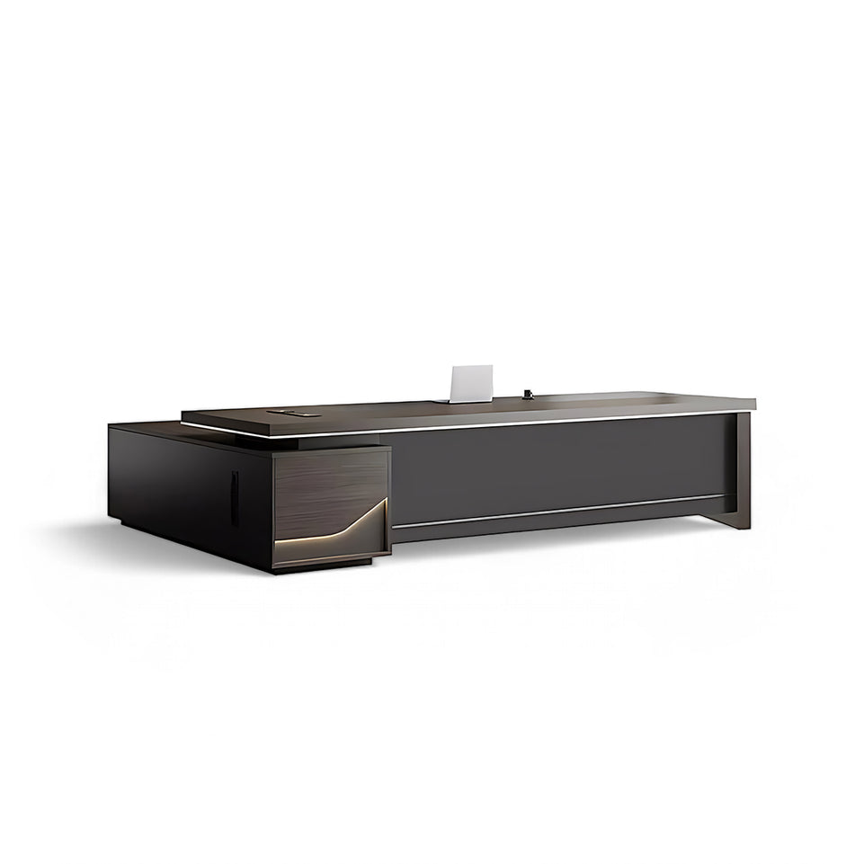 Stylish and Luxurious L-Shaped Executive Desk with Spacious Desktop Design LBZ-613