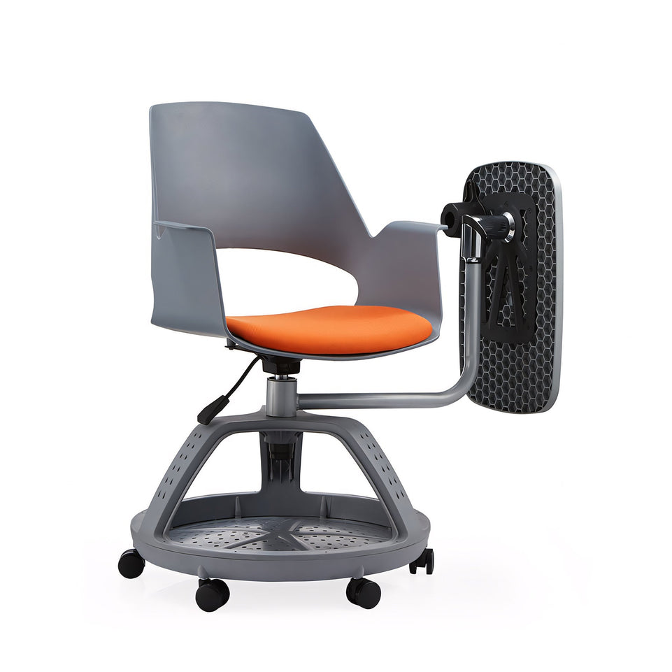 360-degree Rotatable Training Conference Chair With Integrated Large Writing Board HYY-2005