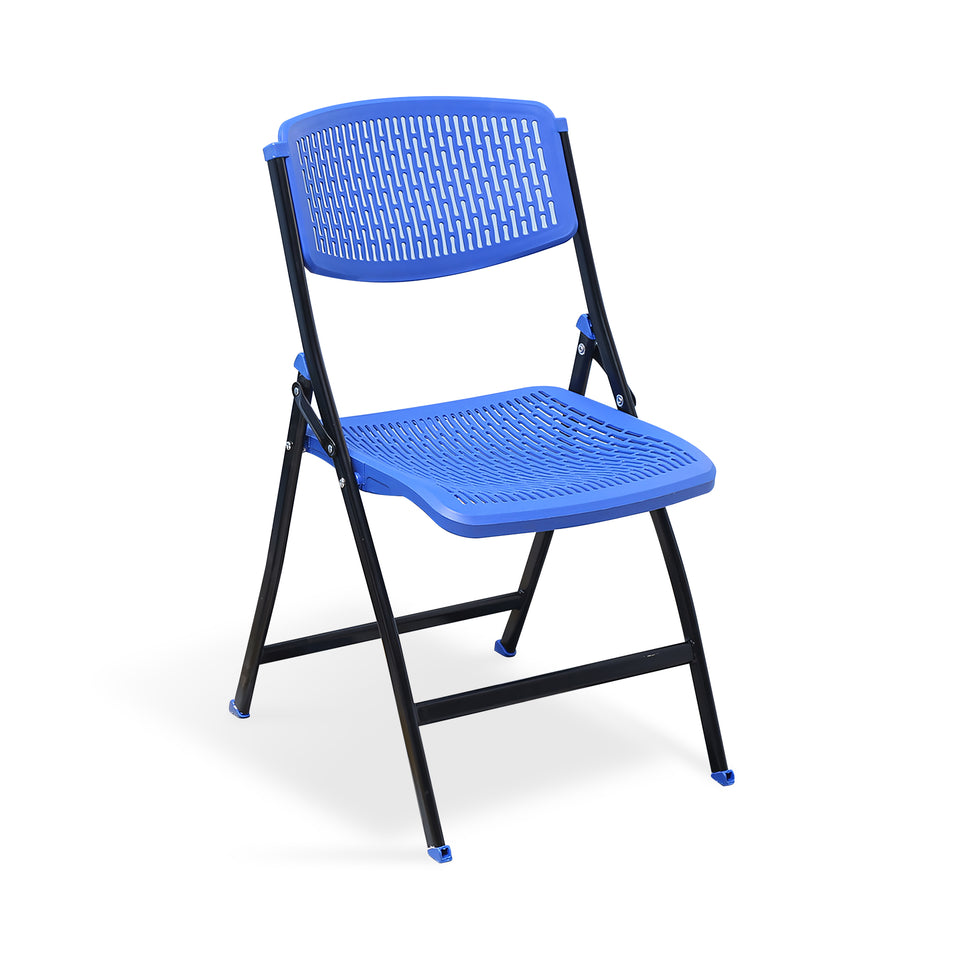 Plastic Folding Conference Chair With Hollow Design Backrest And Seat HYY-2008