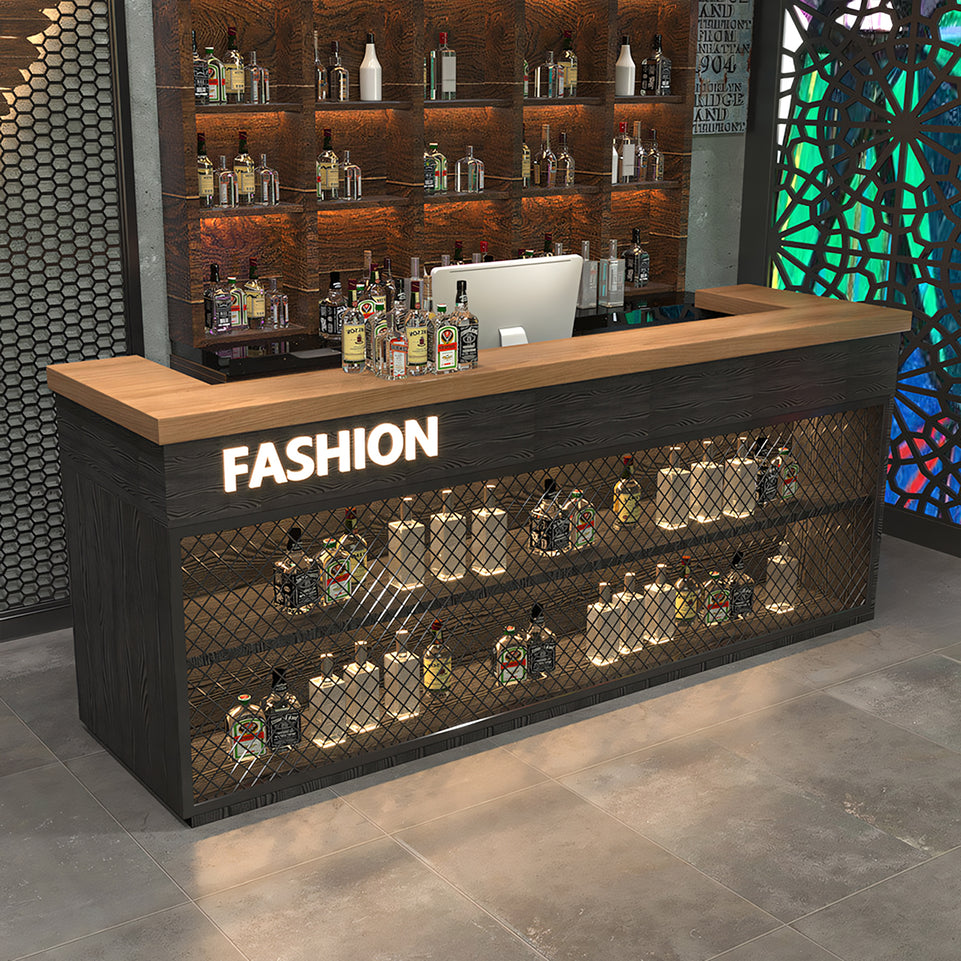 Industrial Style Reception Desk for BBQ Bar Restaurant JDT-1025