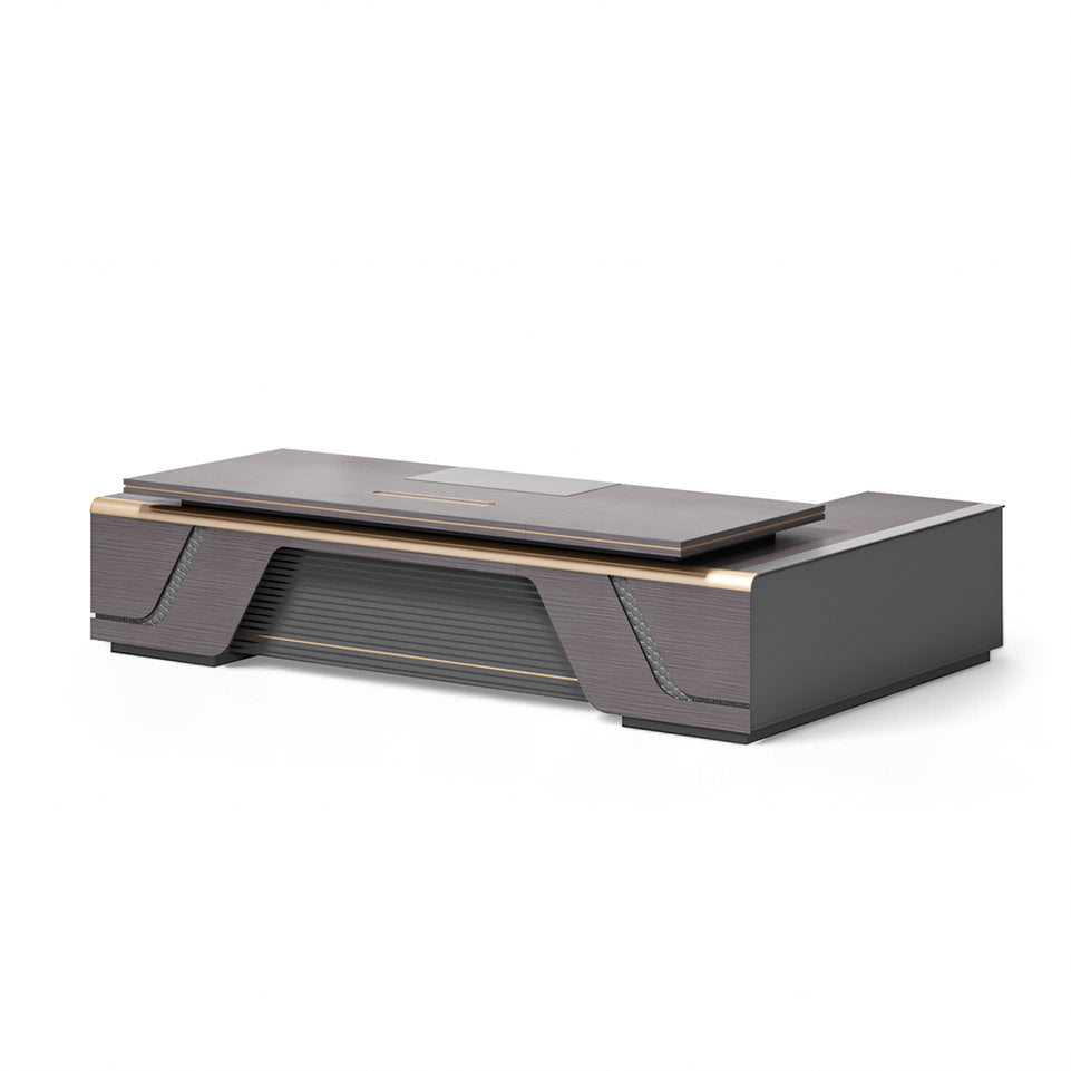 Dark Gray Luxury Modern Executive Desk LBZ-2029