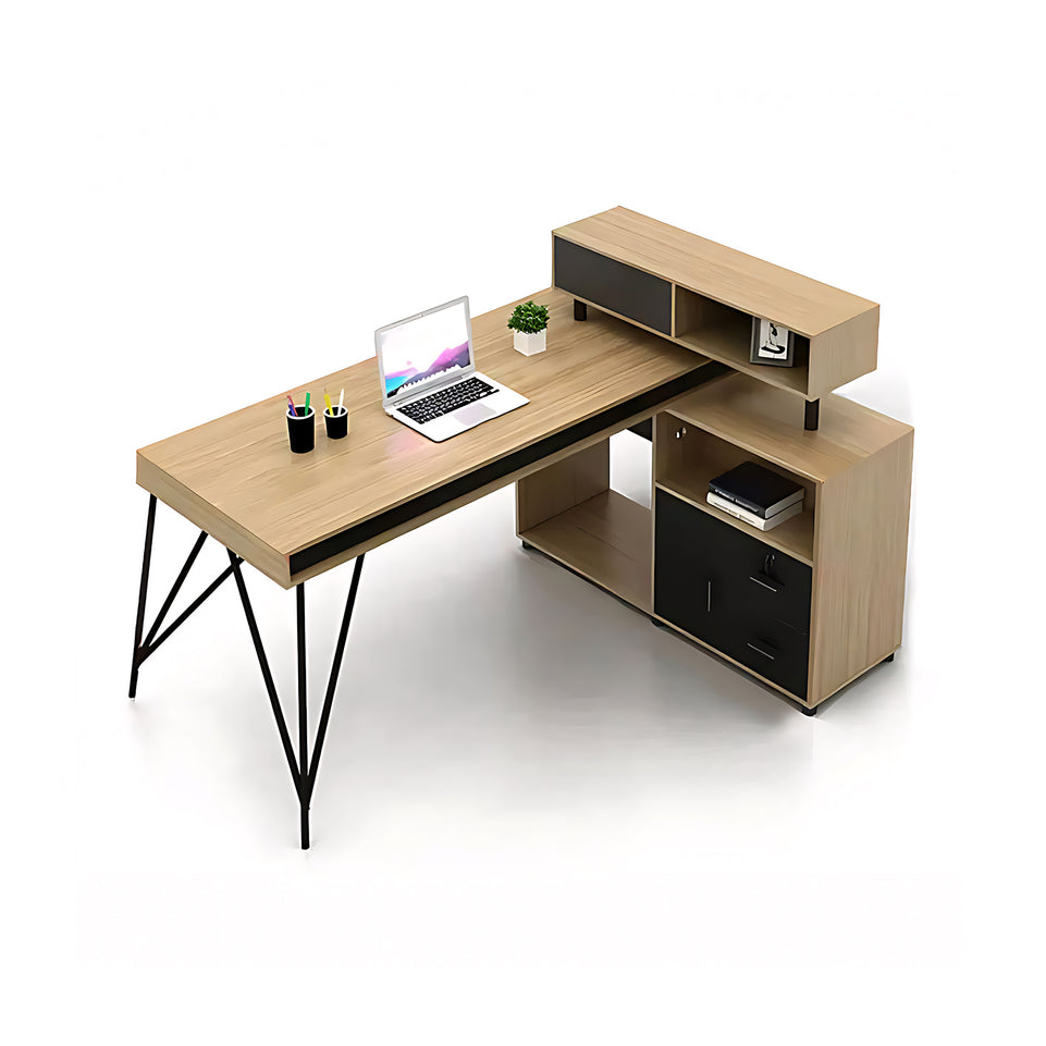 Simple And Modern Office Desk And Chair Combination YGZ-711