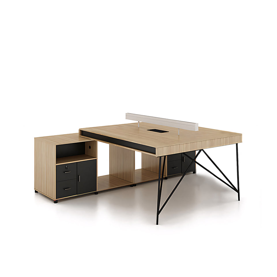 Simple And Modern Office Desk And Chair Combination YGZ-711