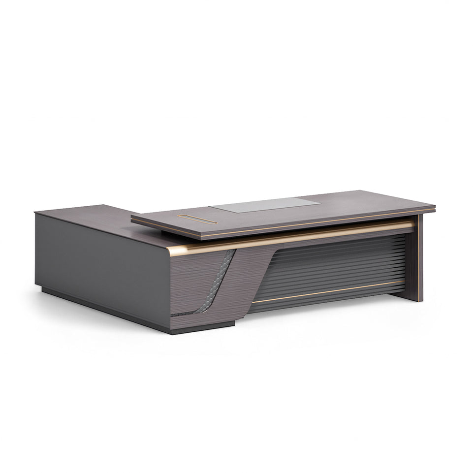 Dark Gray Luxury Modern Executive Desk LBZ-2029