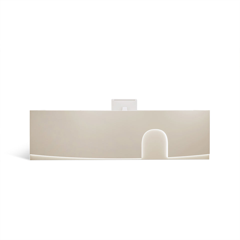 Light Luxury Arc-shaped Counter Reception Desk JDT-2046