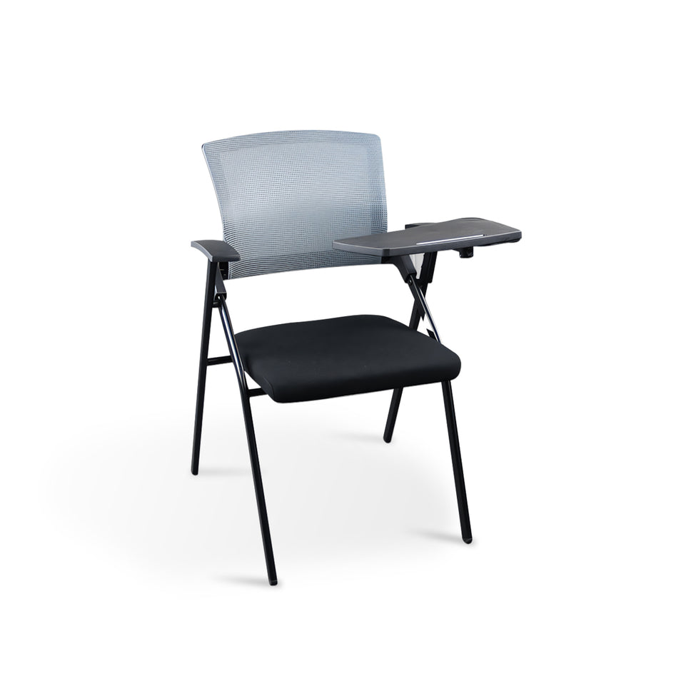 (In Stock) Conference Room Mesh Folding Study Chair With Writing Board HYY-2002