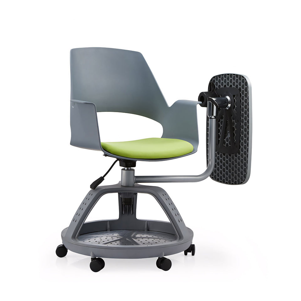 360-degree Rotatable Training Conference Chair With Integrated Large Writing Board HYY-2005