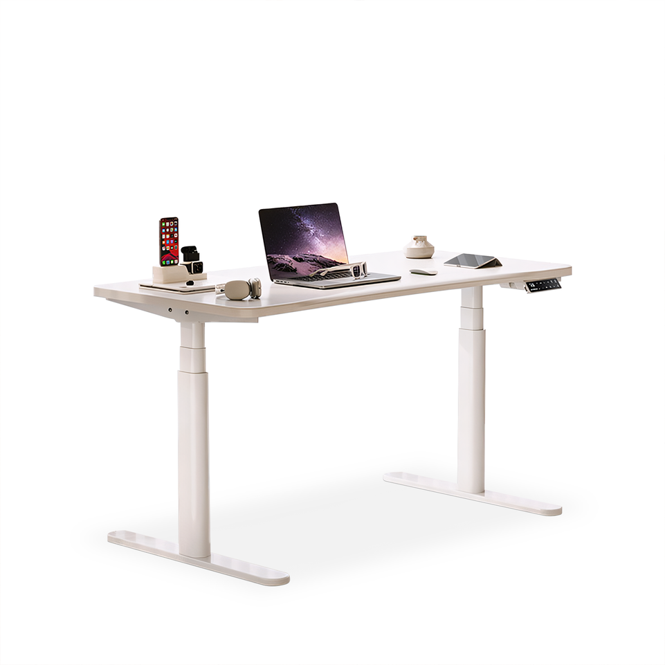 Height Adjustable Electric Standing Office Desk With Whole-Piece Desktop YGZ-2009