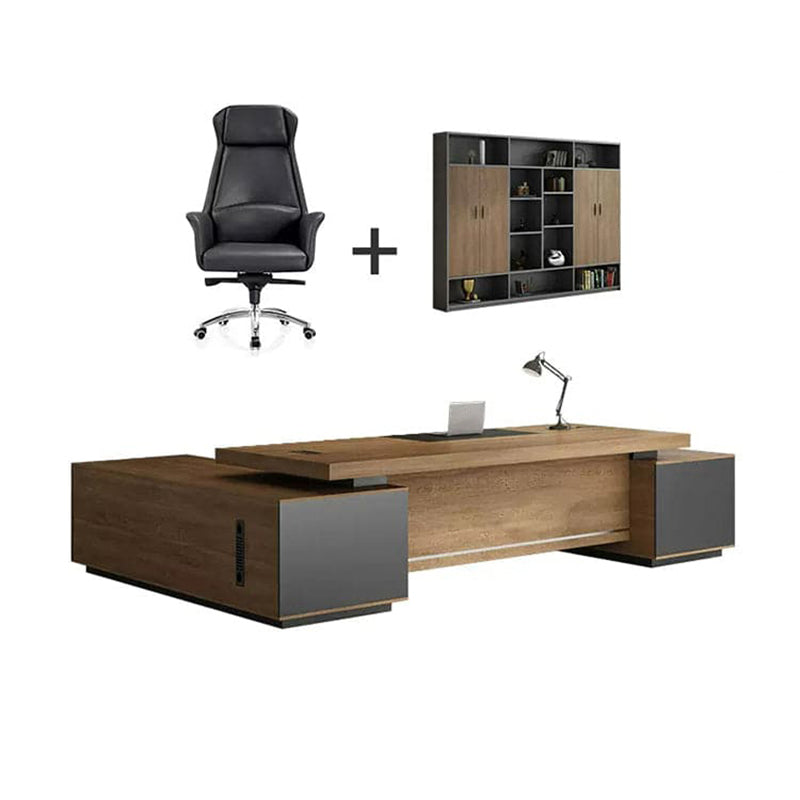 Simple Modern Office President Manager Desk And Chair LBZ-10106