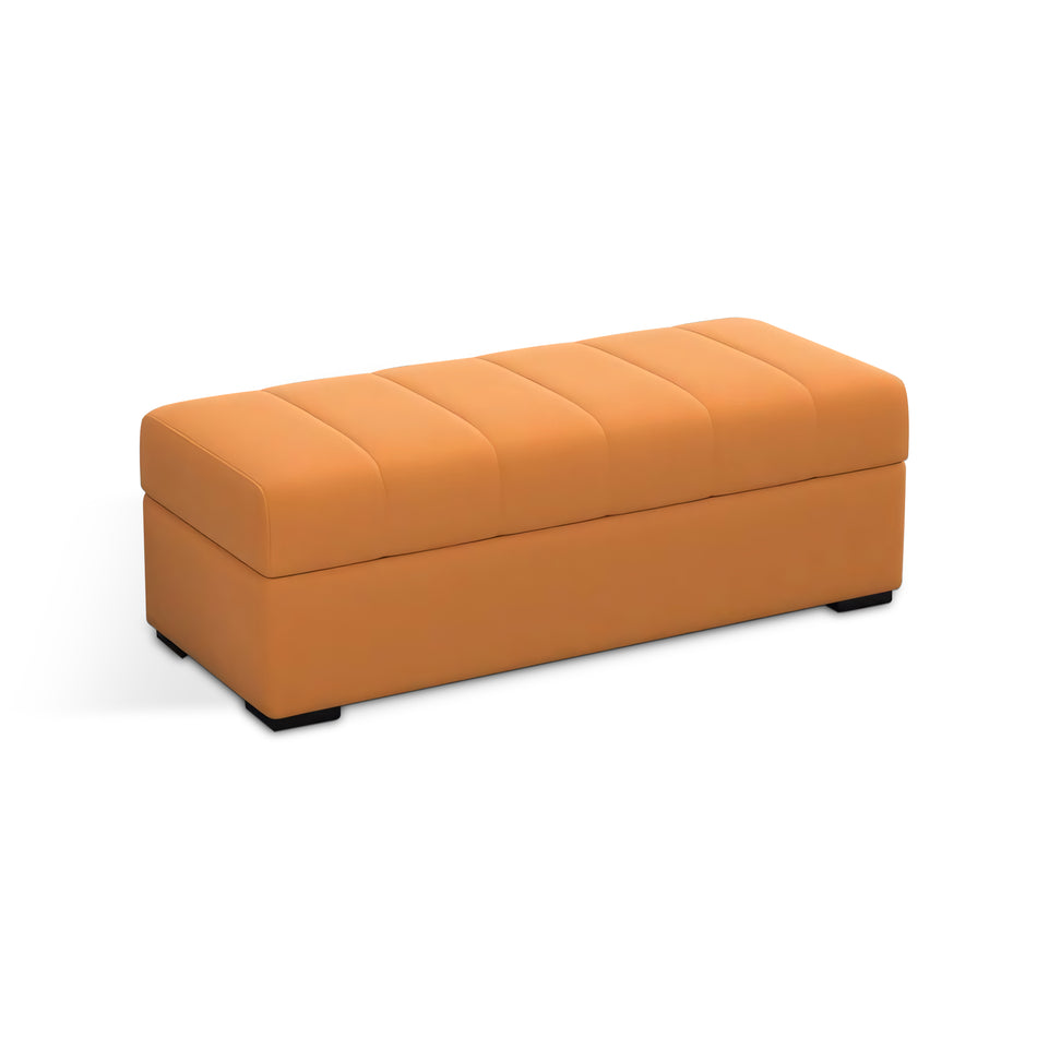 Simple Casual Square Upholstered Storage Bench Sofa BSF-2013