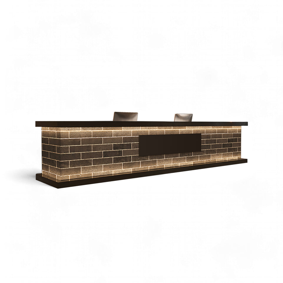 Chic And Luxurious Marbleized Reception Front Desk JDT-2023