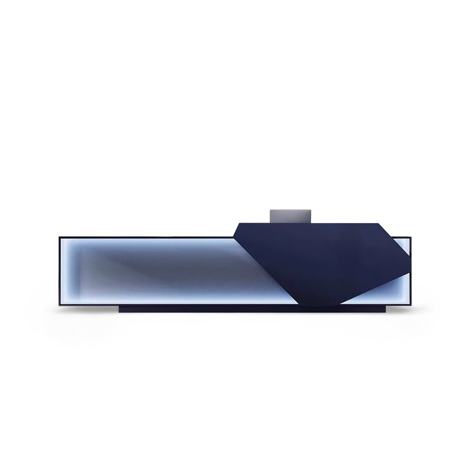 Stylish Stainless Steel Rectangular Reception Desk JDT-2154