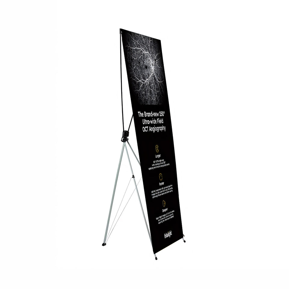 (Customized) Windproof and Weighted X Banner Stands in Sizes of 60*160cm and 80*180cm SJ-010