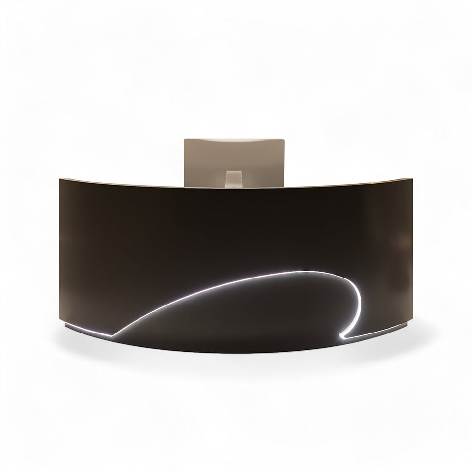 Minimalist Curved Cashier Counter And Reception Desk JDT-2048