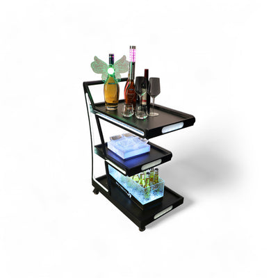 European Style Light Luxury Three-tier Dining Cart Trolley SCC-2003