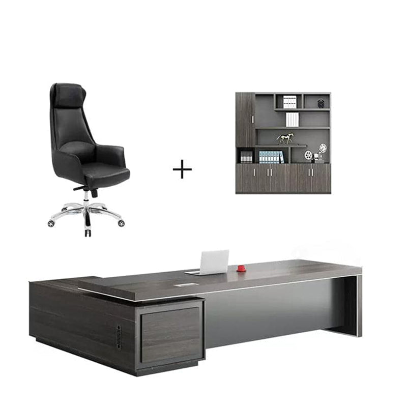 Modern Boss Manager Light Luxury Office Desk And Chair LBZ-10110