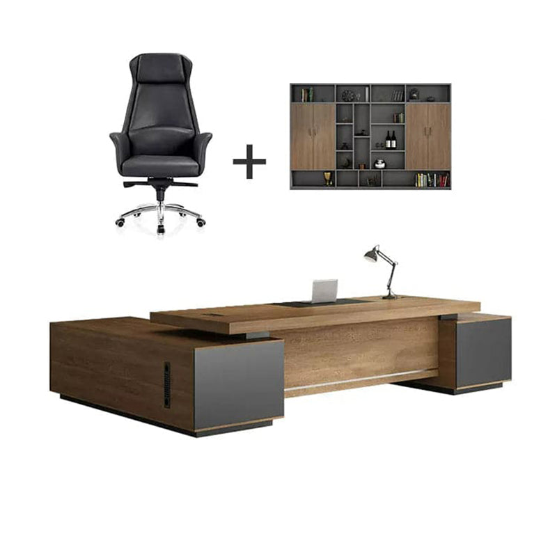 Simple Modern Office President Manager Desk And Chair LBZ-10106