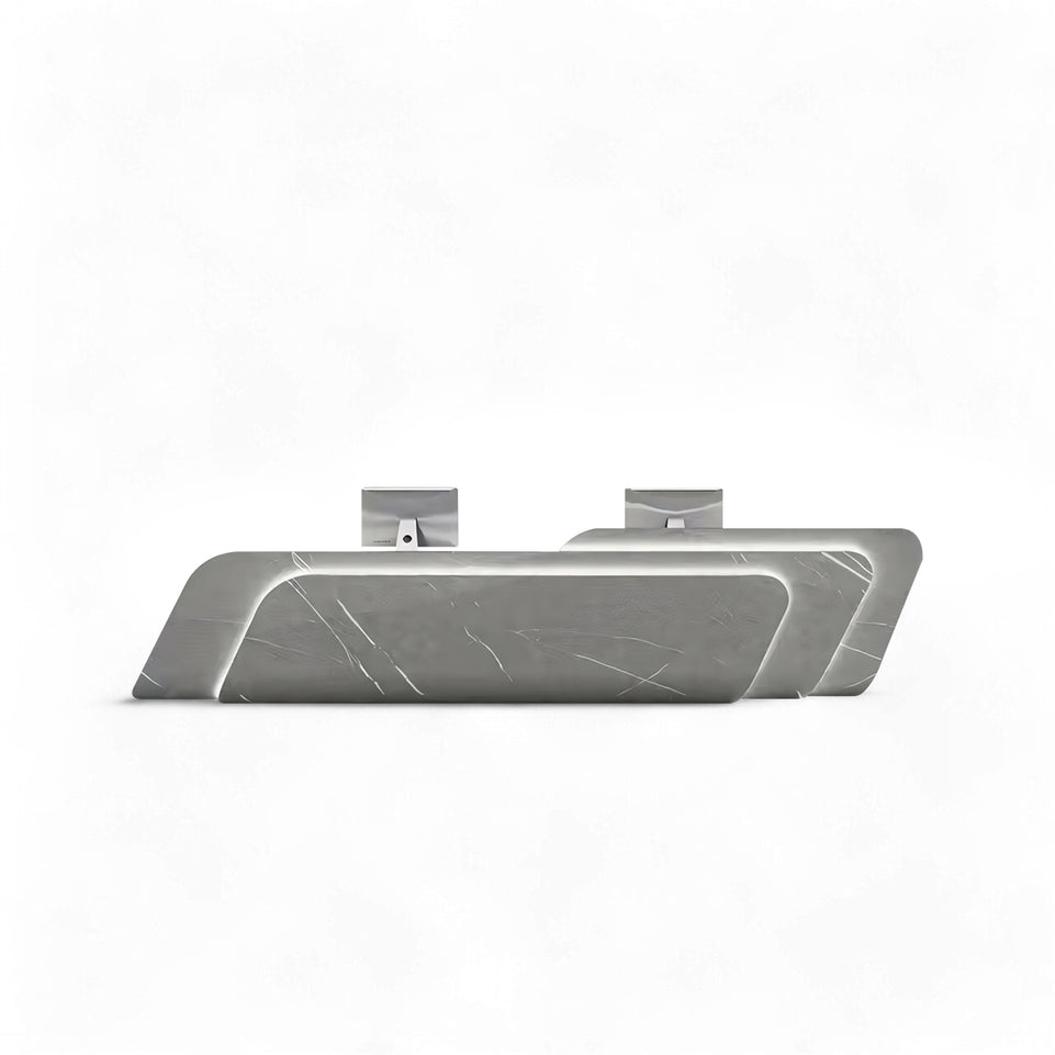 Simple Modern Gym Hotel Lobby Lacquer Reception Desk JDT-2034