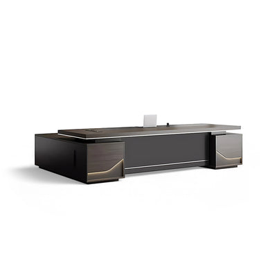 Stylish and Luxurious L-Shaped Executive Desk with Spacious Desktop Design LBZ-613