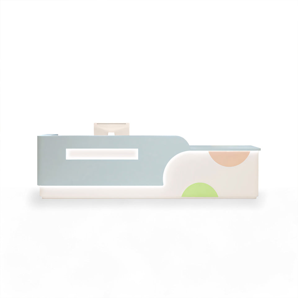 Modern Minimalist Reception Desk for Kindergarten and Daycare Centers JDT-2051