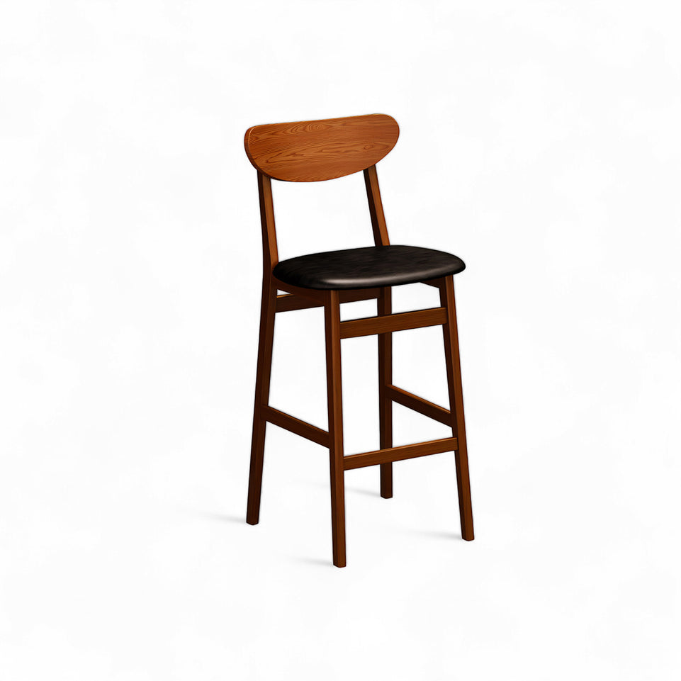 Industrial Style High Solid Wood Bar Stools Clear Bar Music Restaurant Universal CZYZ-2022