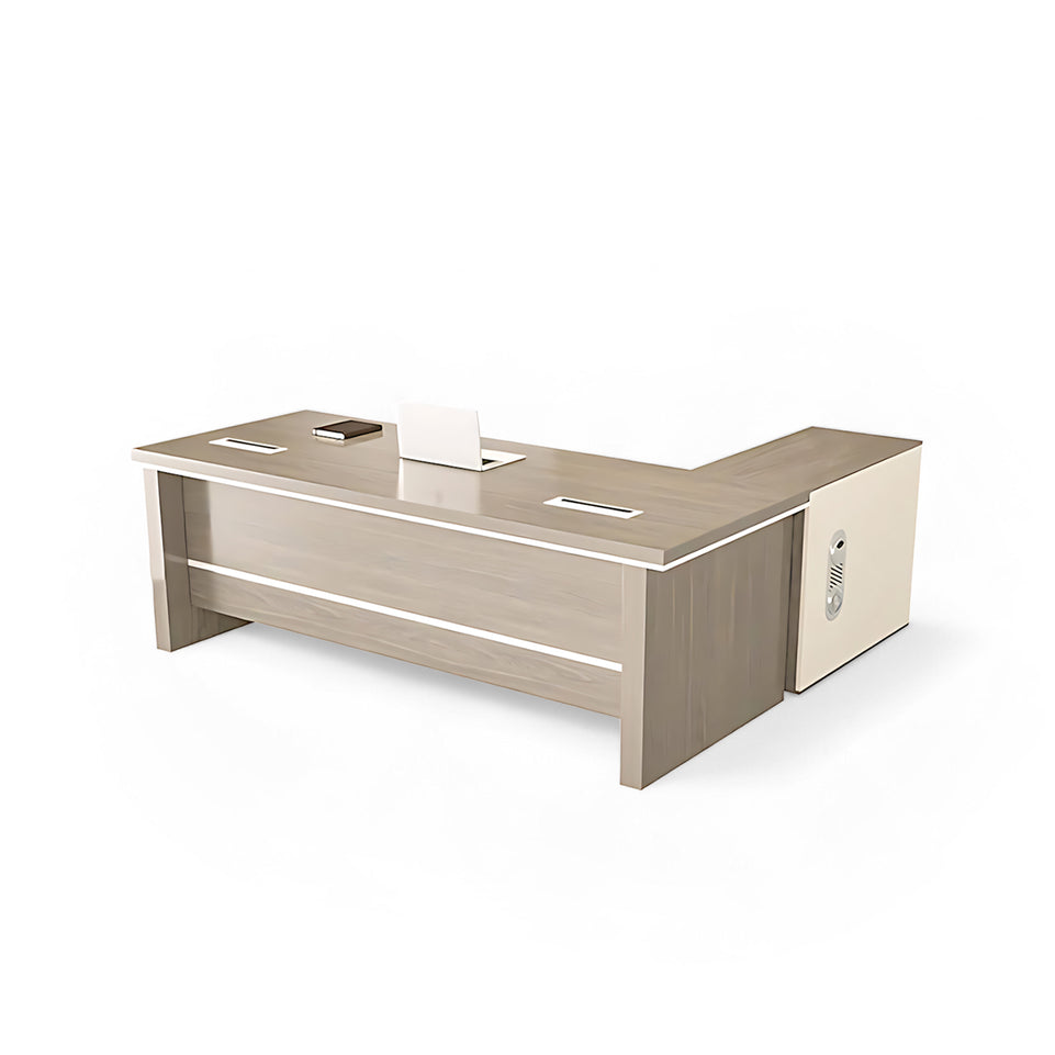 Exquisite and Minimalist High-Quality Executive Office Desk with Thickened Desktop LBZ-610