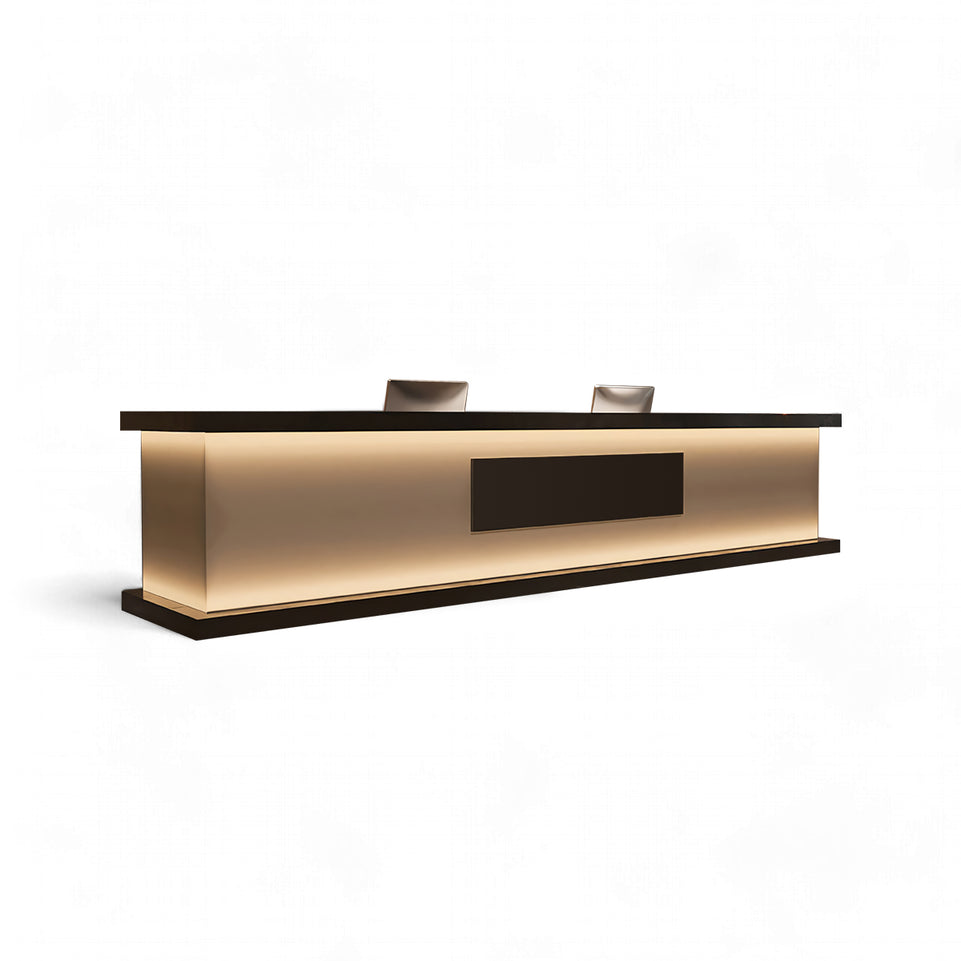 Chic And Luxurious Marbleized Reception Front Desk JDT-2023