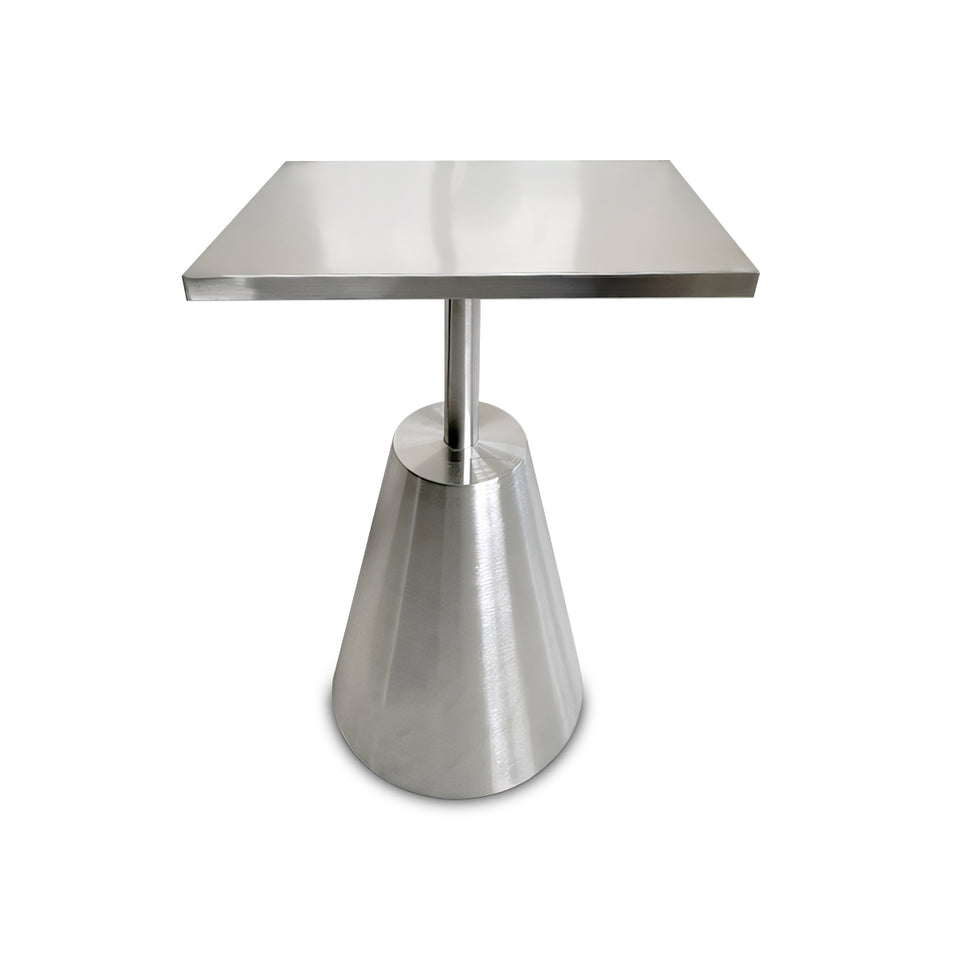 (In Stock) Industrial Style Stainless Steel Table And Chair Set CZYZ-2010