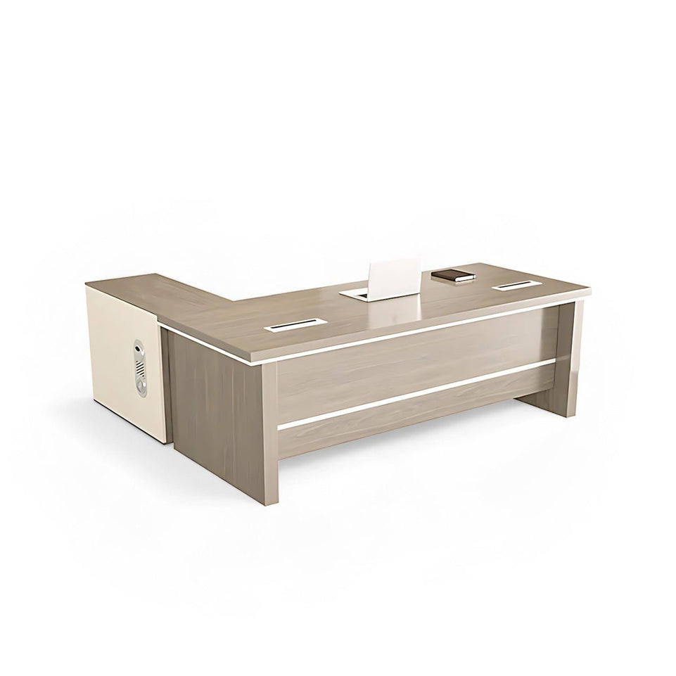 Exquisite and Minimalist High-Quality Executive Office Desk with Thickened Desktop LBZ-610