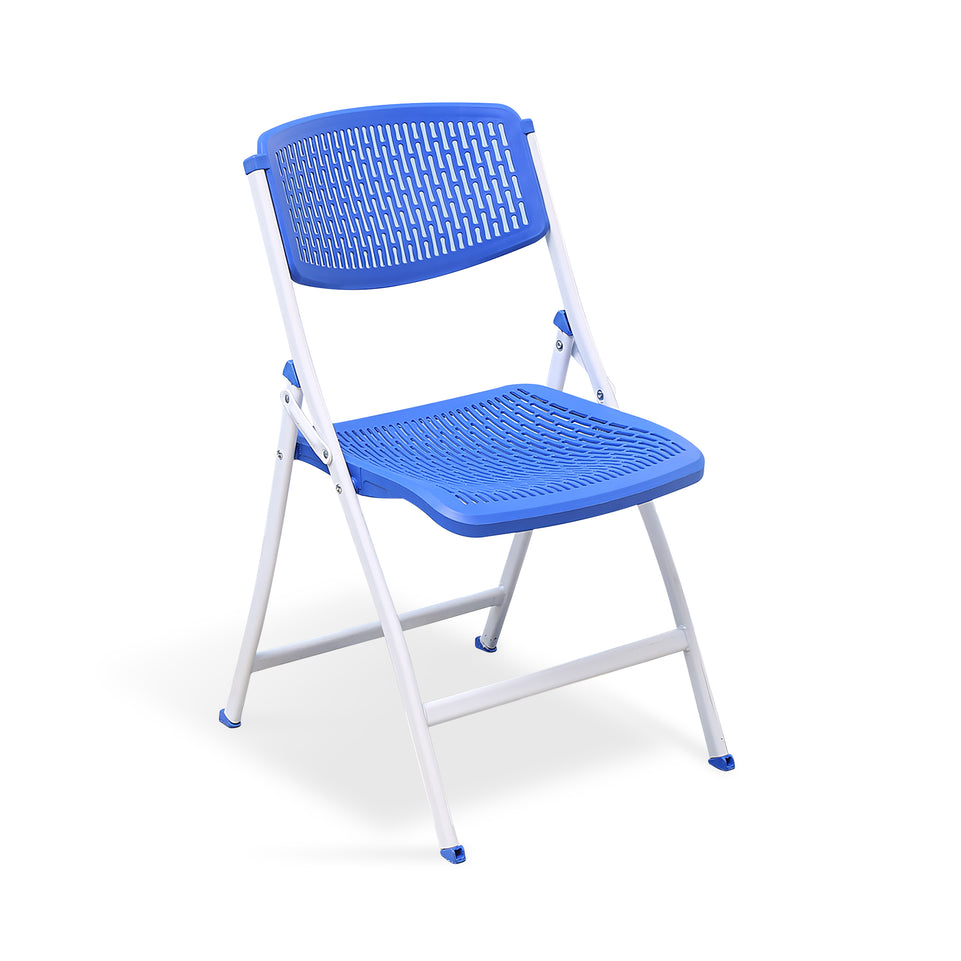 Plastic Folding Conference Chair With Hollow Design Backrest And Seat HYY-2008