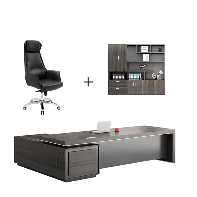 Modern Boss Manager Light Luxury Office Desk And Chair LBZ-10110