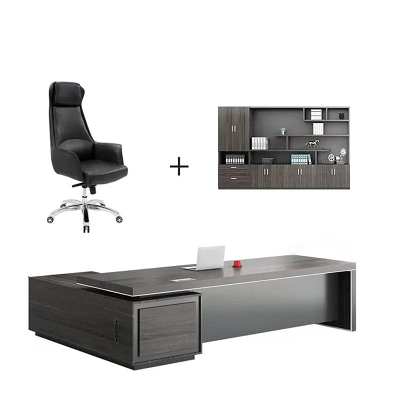 Modern Boss Manager Light Luxury Office Desk And Chair LBZ-10110