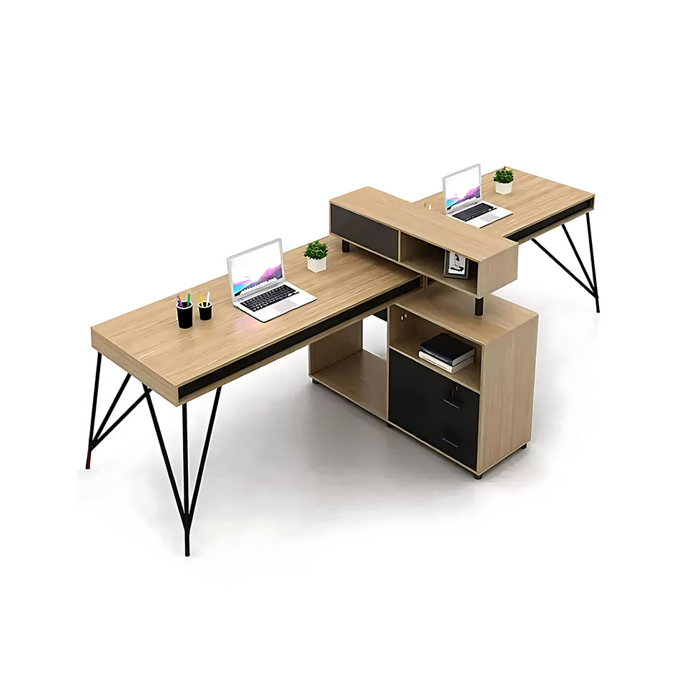 Simple And Modern Office Desk And Chair Combination YGZ-711