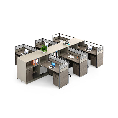 Contemporary Minimalist Multi-functional Office Desk with Partition Design BGZ-205