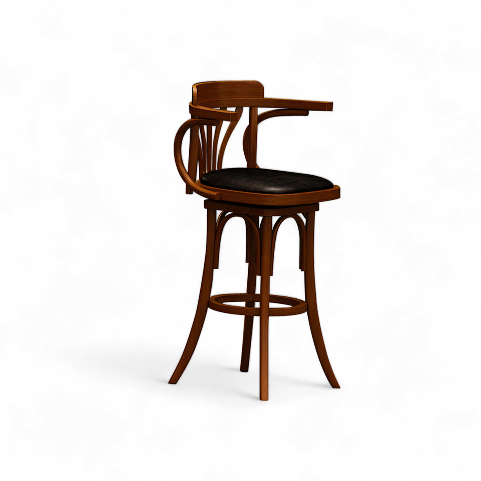 Industrial Style High Solid Wood Bar Stools Clear Bar Music Restaurant Universal CZYZ-2022