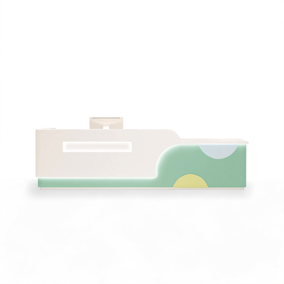 Modern Minimalist Reception Desk for Kindergarten and Daycare Centers JDT-2051