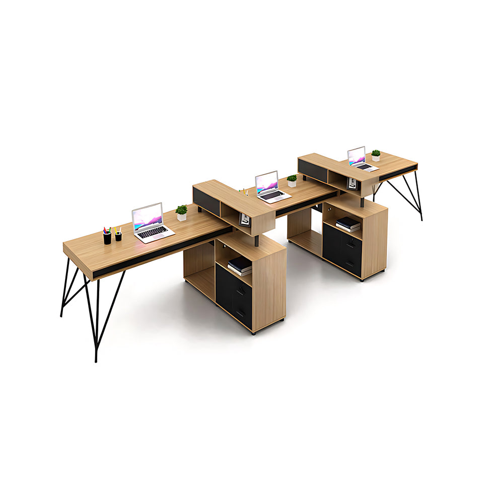 Simple And Modern Office Desk And Chair Combination YGZ-711