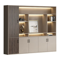 Modern Executive Office Desk for Manager with Storage Cabinet LBZ-2082
