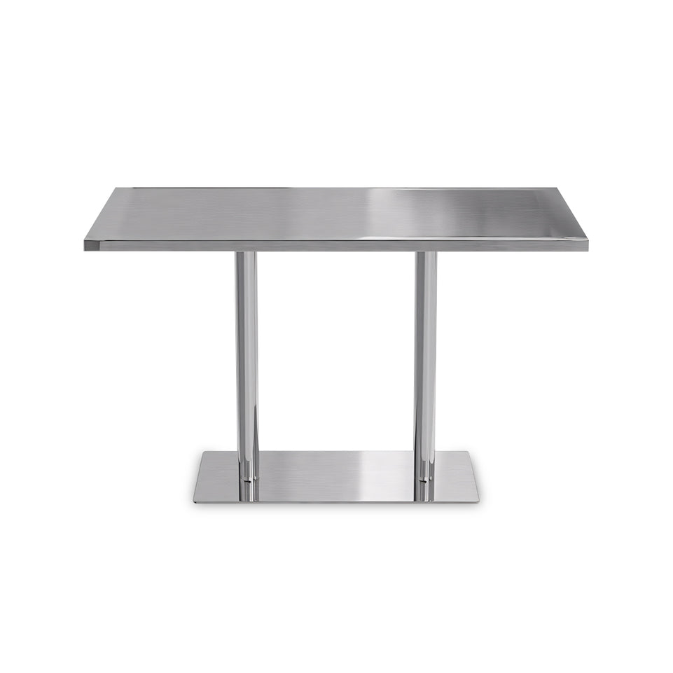 (In Stock) Industrial Style Stainless Steel Table And Chair Set CZYZ-2010