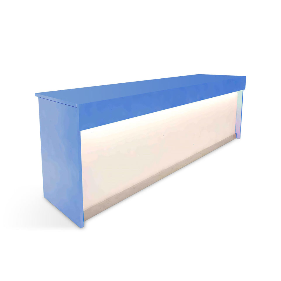 Contemporary Minimalist Rectangular Corner Reception Desk With Compartments JDT-020