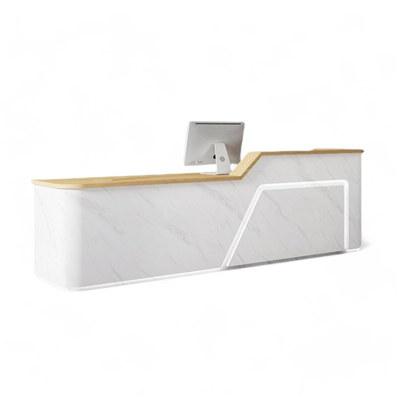 Curved Cashier Company Front Desk Counter JDT-7152