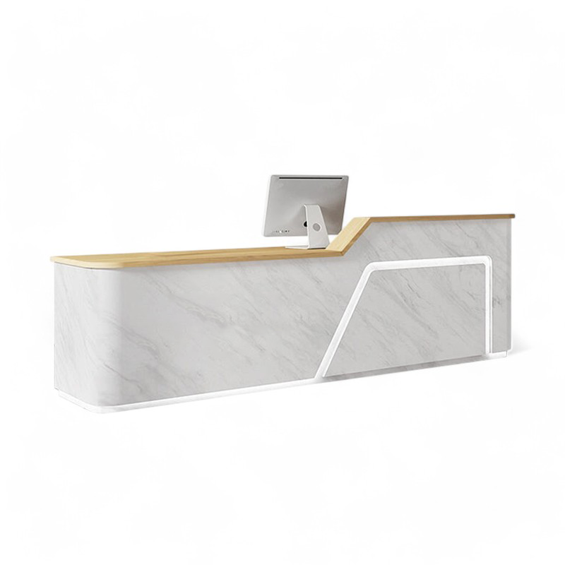 Curved Cashier Company Front Desk Counter JDT-7152