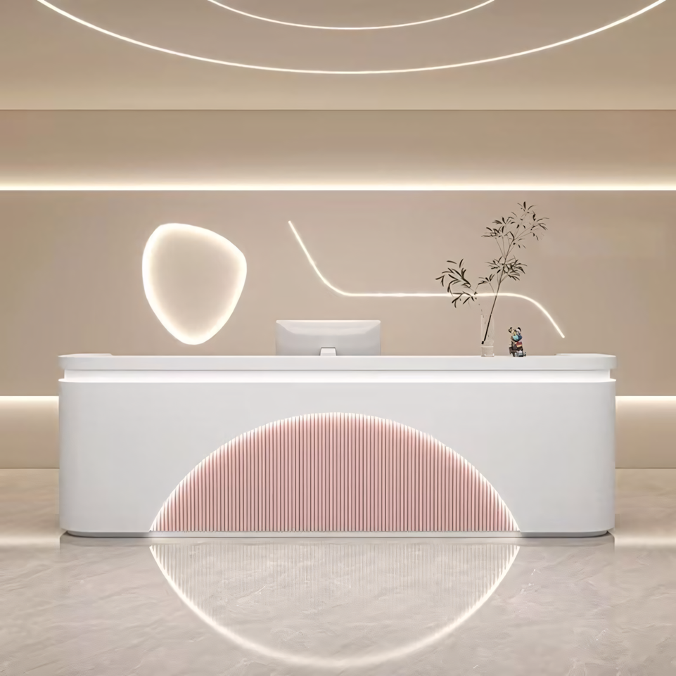 Modern Simple Salon Store Institution Reception Desk JDT-1036